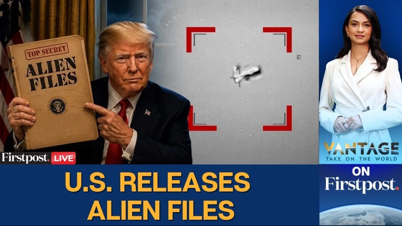 UFO FILES LIVE: Pentagon Releases Files on UFOs, Aliens After Trump’s Order | Vantage on Firstpost