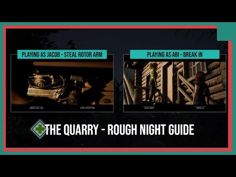 The Quarry - Rough Night Trophy Guide, How to Keep Everyone Alive /w Nobody's Fool Ending