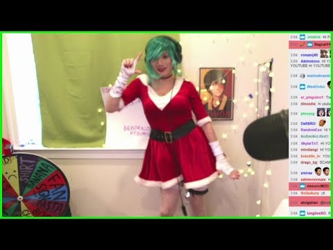 Most Attractive Camgirl on Twitch Performs a Christmas Dance - Best of LoL Streams #270