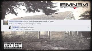 Eminem Replies to fans on Facebook (Q &amp; A) #MMLP2