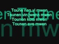 Zin - Tounen Lyrics