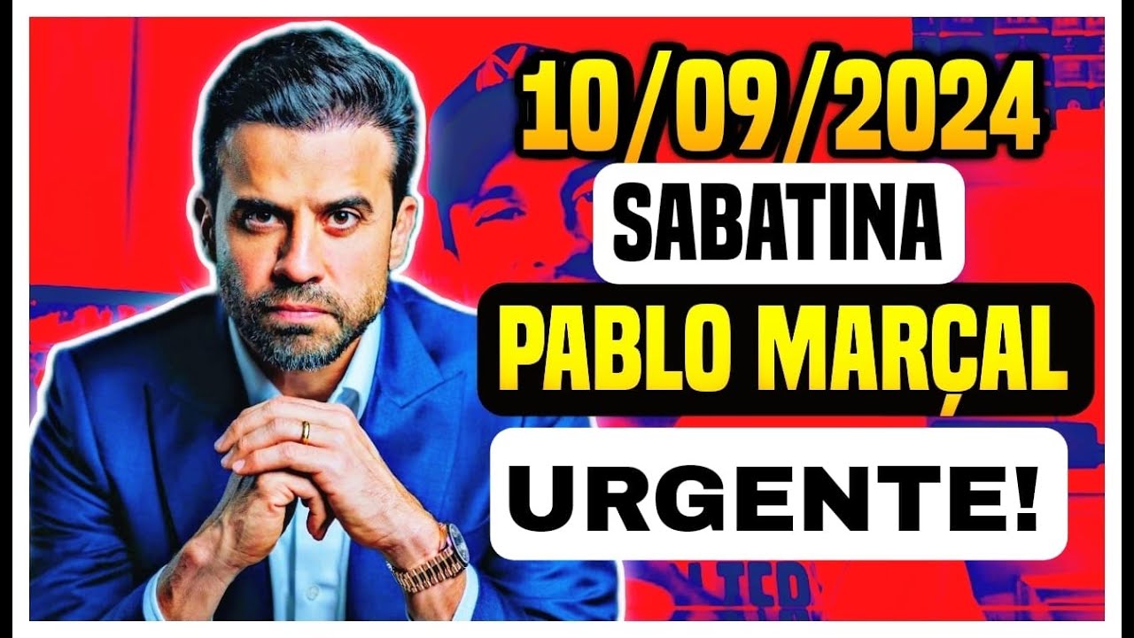 SABATINA COM PABLO MARÇAL - ENTREVISTA AO VIVO AGORA!