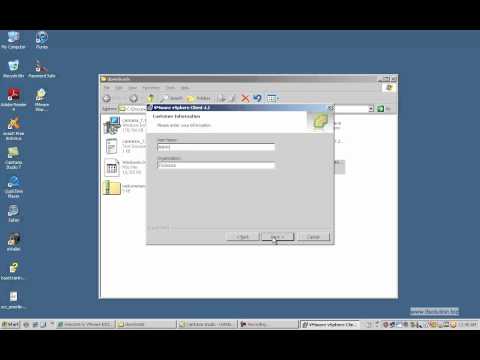 Install VMWare vSphere client v.4.1