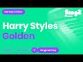 Harry Styles - Golden (Karaoke Piano)