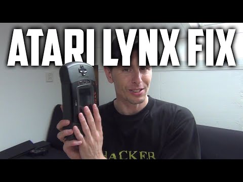 Fixing an Atari Lynx (Screen + Power)