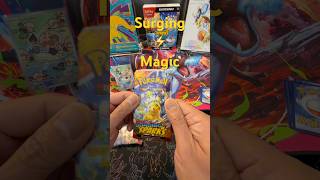 Pokémon: Surging Sparks Magic, finally got the Pika pika!! #pokemon #pokemontcg #pikachu