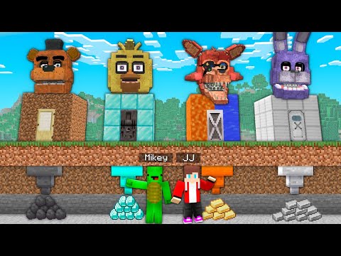 Ultimate FNAF House Robbery Challenge with JJ and Mikey