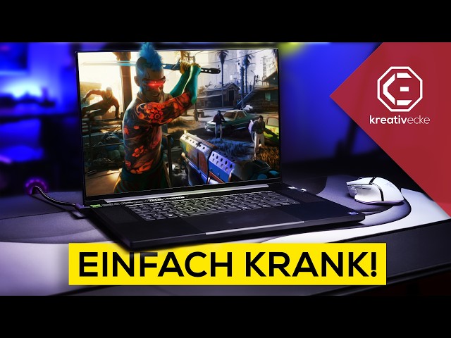 Vídeo relacionado con Razer Blade 18 (2024) - Ordenador portátil para Juegos de 18" - NVIDIA Geforce RTX 4090 - Intel i9-14900HX - Pantalla UHD+ 4K 200Hz (64 GB de RAM DDR5, SSD de 2 TB + 2 TB, Carcasa de Aluminio) QWERTZ