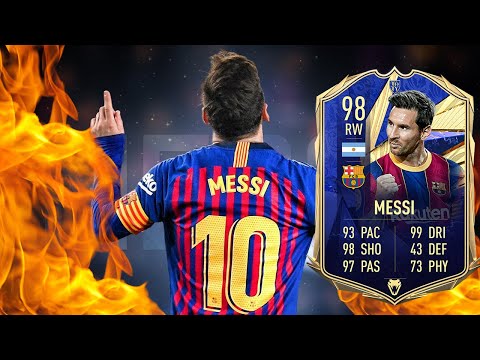 FIFA 21: LIONEL MESSI 98 TOTY PLAYER REVIEW 🔥🇦🇷