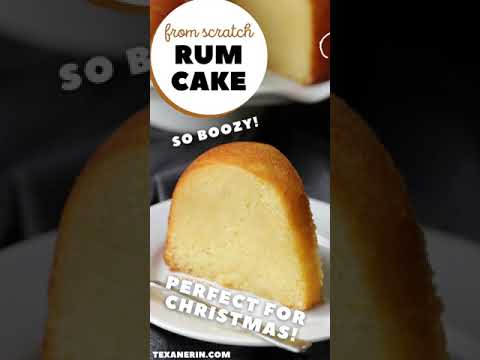 Rum Cake from Scratch – The Best Ever! cake