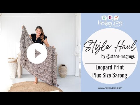 How to add some chic stying with a beach Sarong