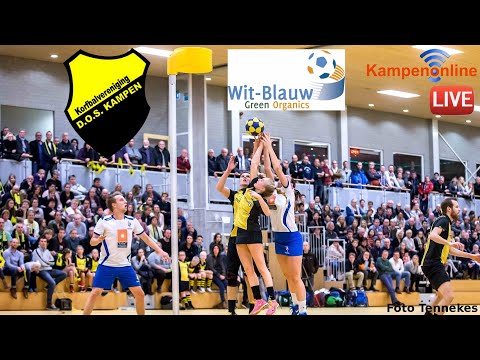 Korfbalderby Wit-Blauw Green Organics tegen DOS Kampen Veltman 16 maart 2019