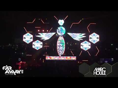 Marc Houle (live) @ Far Away Festival 2019 & Visuals by Vj Gorilla & Vj Optika - Lima Perú
