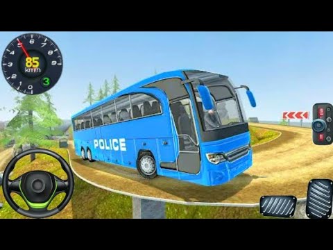 Police Bus Offroad Driving - Ultimate Bus Prisoner Transporter Driver - Android GamePlay