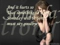 Celine Dion - Goodbye's the saddest word with lyrics