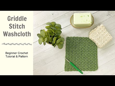 CROCHET WASHCLOTH PATTERN FOR BEGINNERS | FREE CROCHET DISHCLOTH TUTORIAL