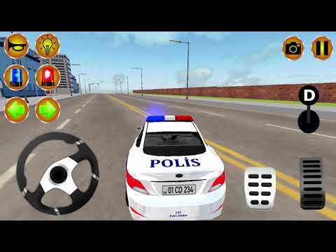 Türk polis arabası oyunu 3D #342 Real Police Car Driving - Araba oyunu izle Android Gameplay FHD
