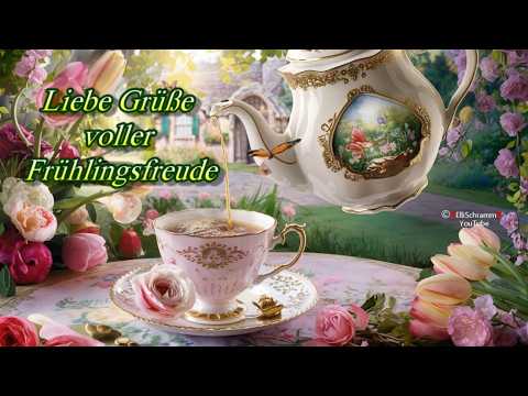 Liebe Grüße  voller Frühlingsfreude  💐 Grüße von Herzen 💖 Frühlingsgefühle
