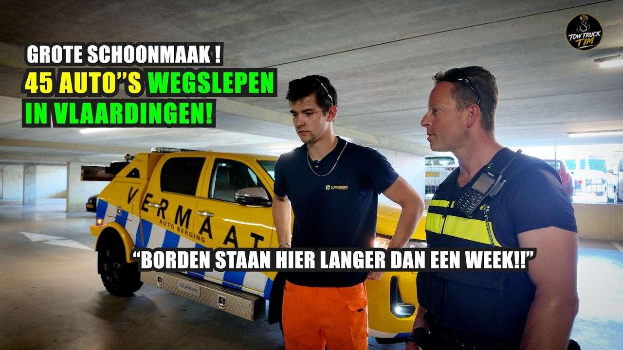 45 VOERTUIGEN #WEGSLEPEN IN VLAARDINGEN!