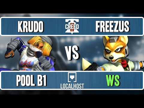 Creed II: Krudo (Sheik) Vs. Freezus (Fox) - Pool B1 WS