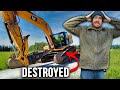 I wrecked a $400,000 excavator...