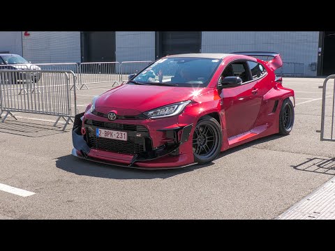Modified JDM Cars leaving a Carshow | Japanese Performance Show 2023