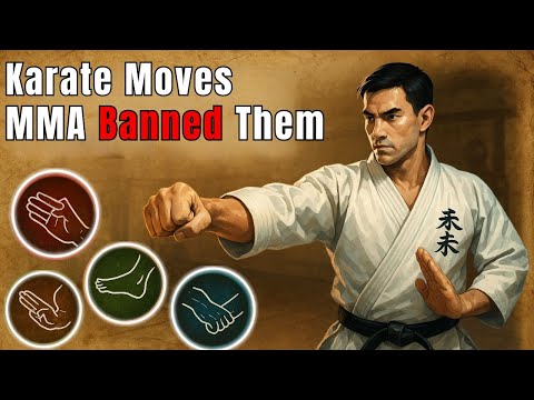 10 Karate Moves SO DANGEROUS They're BANNED in MMA!