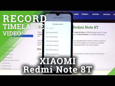 How to Change Time Lapse Speed in XIAOMI Redmi Note 8T – Record Slow Actions & Make Them Faster