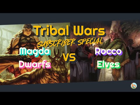 Magda Dwarfs vs. Rocco Elves - Tribal Wars - [Duel Commander] - Magic: The Gathering