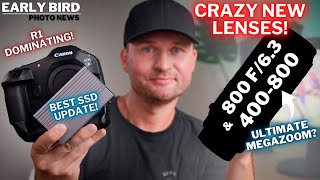 Canon's Unexpected Success! NEW Megazoom, 800mm f/6.3 & R7 II Update!