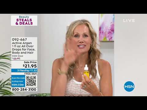 HSN | Active Argan Skincare Steals & Deals - All On Free Shipping 08.02.2023 - 11 AM