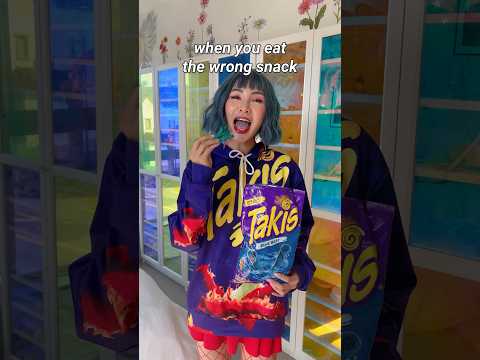 when you eat the WRONG SNACK 😝
