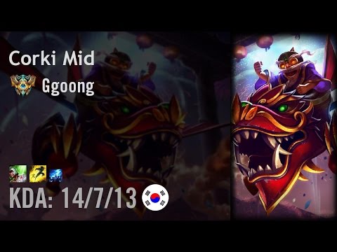 Corki Mid vs Malzahar - Ggoong - KR Challenger Patch 6.15