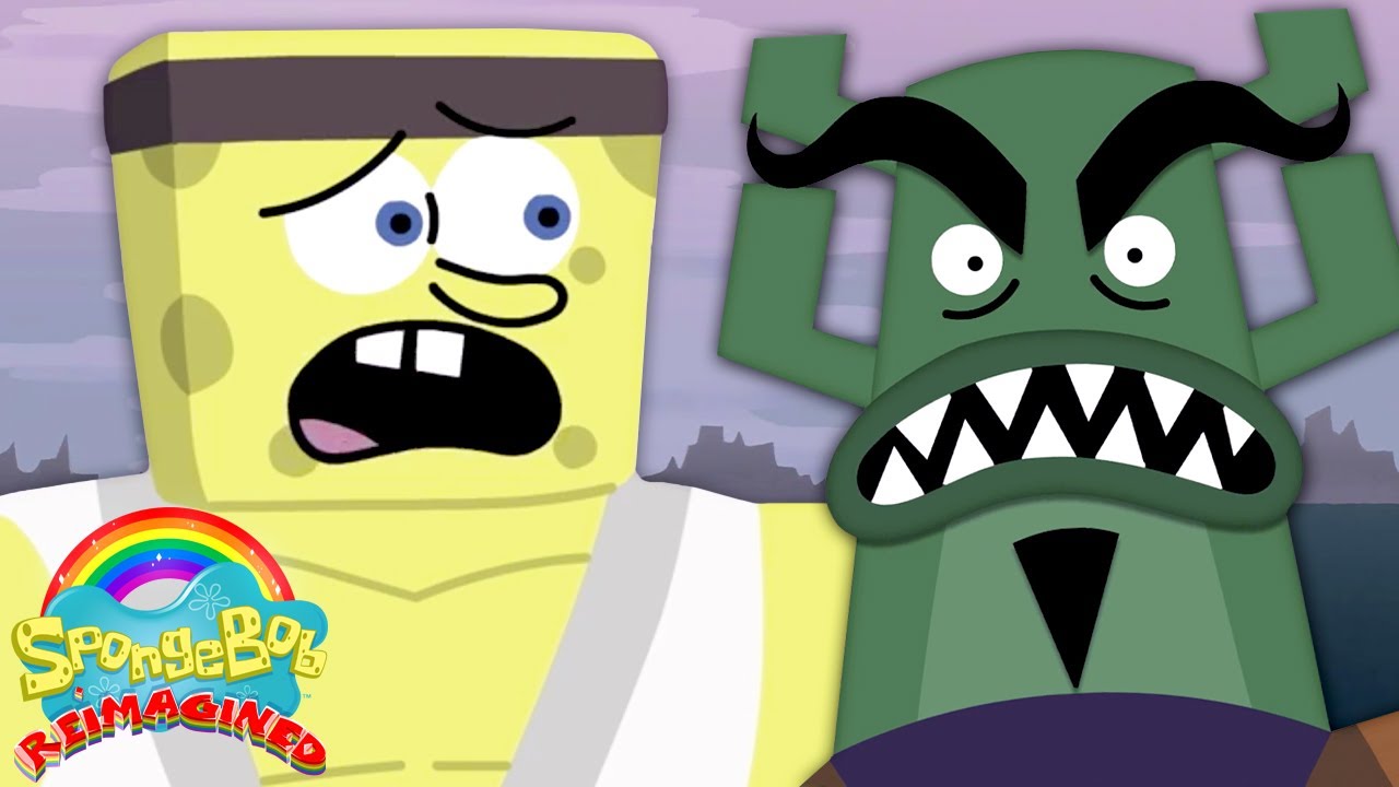 SpongeBob: Reimagined — If SpongeBob Was An Action Cartoon! 🥋🏝 | SpongeBob: Reimagined