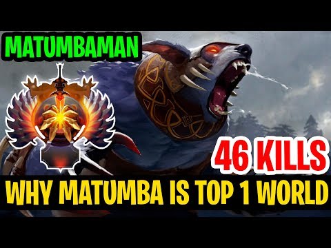 Why Matumbaman Is Top 1 World - 46 KILLS WITH MIRACLE - Dota2