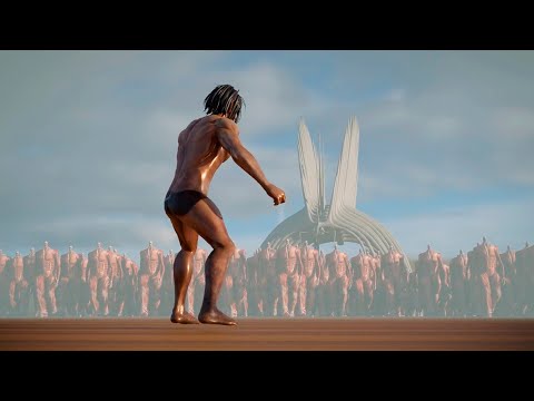 Eren vs 1.000.000. Colossal Titans - The Rumbling