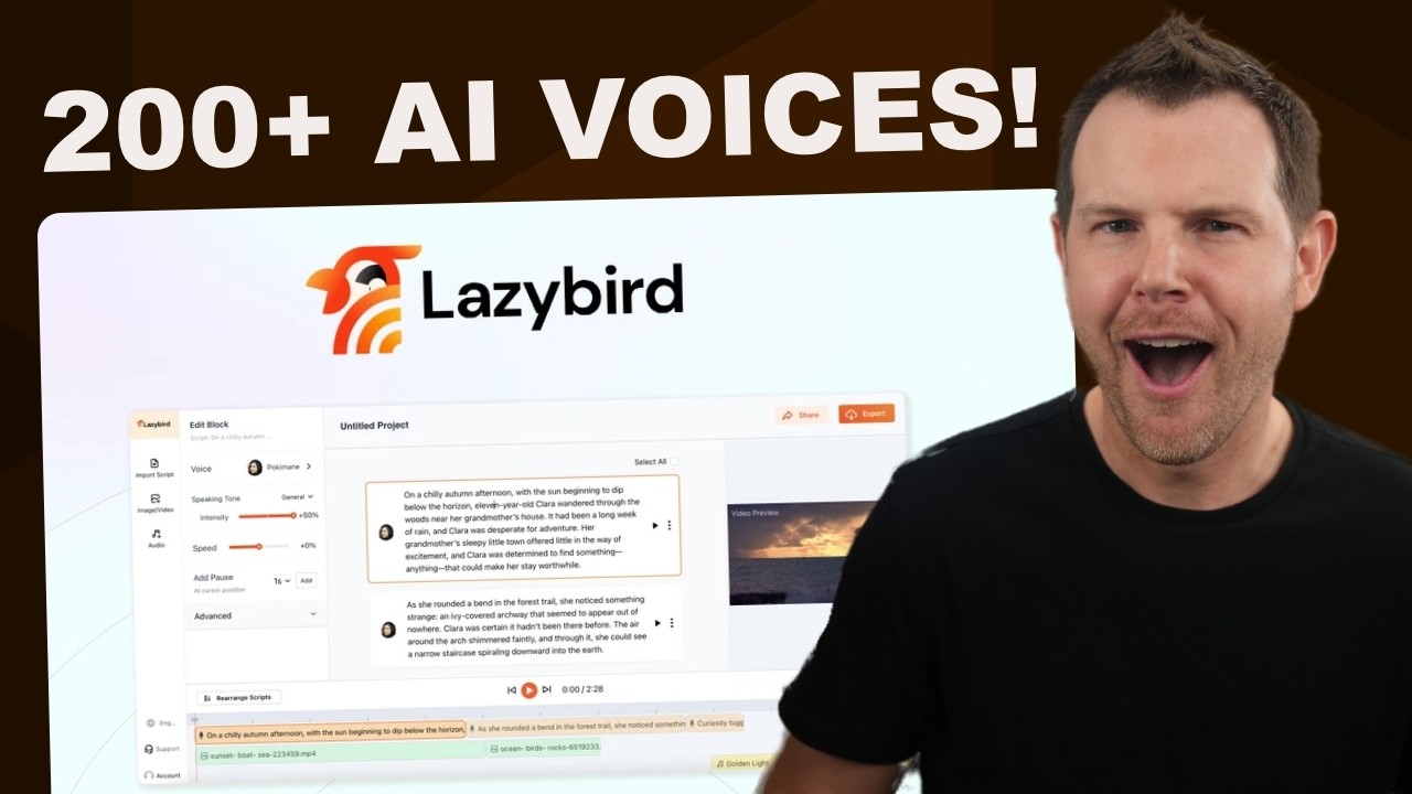 MrBeast's CLONED Voice in Your Videos? LazyBird AI Tool ($49 Deal)