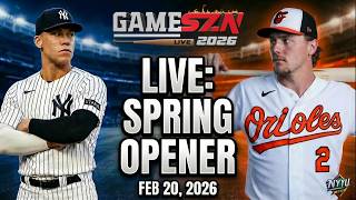 Yankees vs Orioles LIVE: 2026 Spring Training Starts NOW