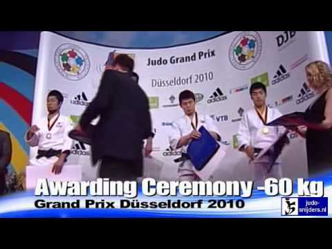 Judo 2010 Grand Prix Dusseldorf: Medal Ceremony [-60kg]