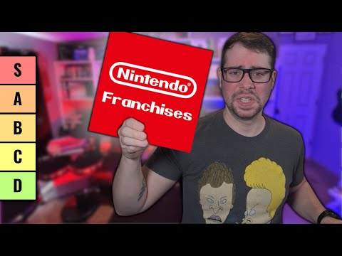 I OFFICIALLY Ranked EVERY Nintendo Franchise From BEST to WORST