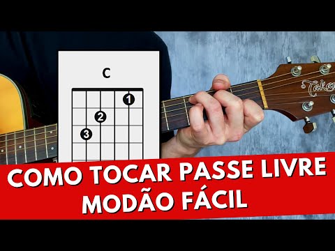 Como Tocar PASSE LIVRE  (Fácil) Teodoro e Sampaio