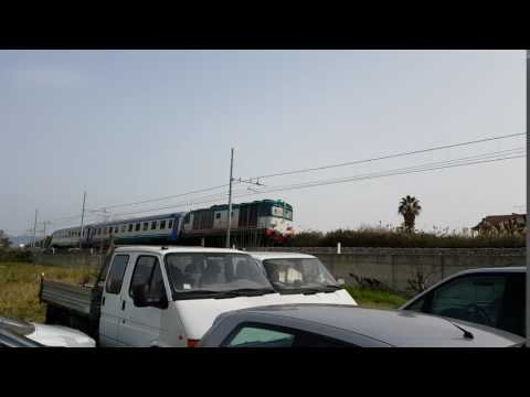 Ferrovia FS/RFI Jonica - Ic TA -  RC in uscita dalla stazione di sibari