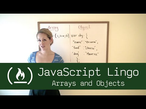 Javascript Lingo Arrays Objects