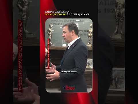 Kastamonu Belediye Başkanı Hasan Baltacı,özel halk otobüslerinin zam talebine ilişkin açıklama yaptı