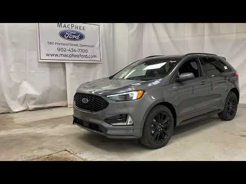 Gray 2021 Ford Edge ST LINE Review   - MacPhee Ford