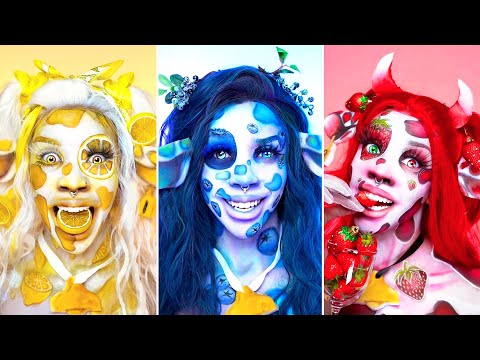 Simple Cow Makeup