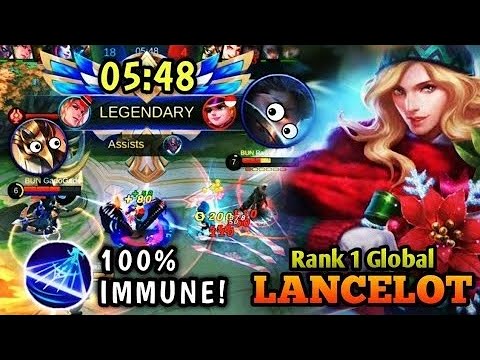 EXE Hate Deadly Skill Combo | Top 5 Global Lancelot  Hate | Mobile Legends