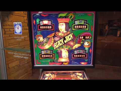 Working on Bally's Beautiful 1978 BLACK JACK Pinball Machine - We Work on Every PCB In The Table