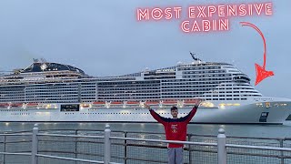 I Stayed In The MOST Expensive cabin on MSC Virtuosa