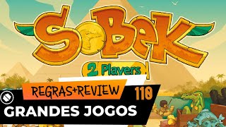 Galápagos Jogos Sobek: 2 Pessoas, Jogo de Tabuleiro para Amigos, 2